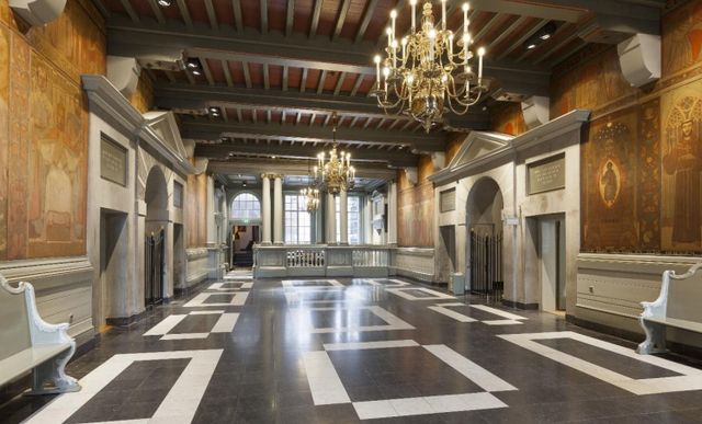 Bossche wanden in het stadhuis