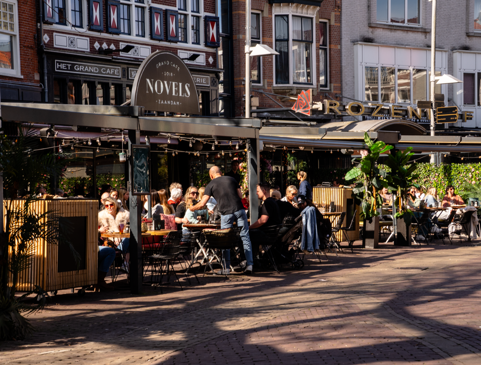 Foto van de Dam in Zaandam van Novels
