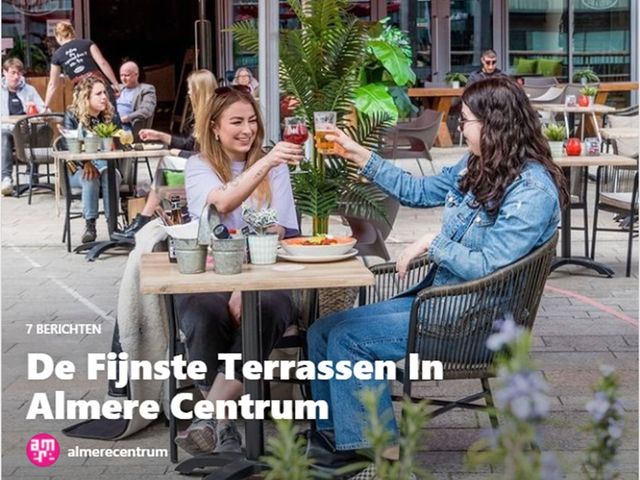 Instagram Gids Terrassen in Almere Centrum