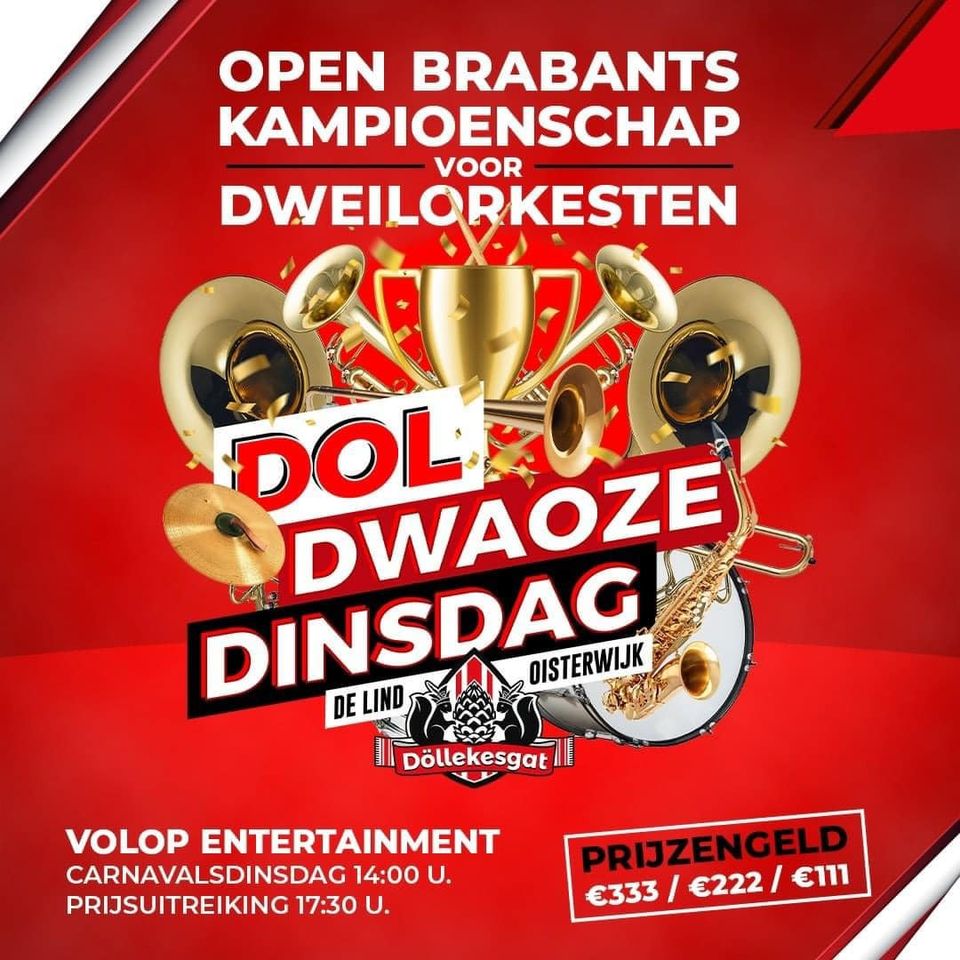 Affiche Döllekesgat Doldwaze Dinsdag (Oisterwijk)
