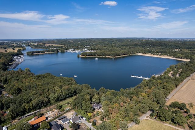 Luchtfoto van Mookerplas