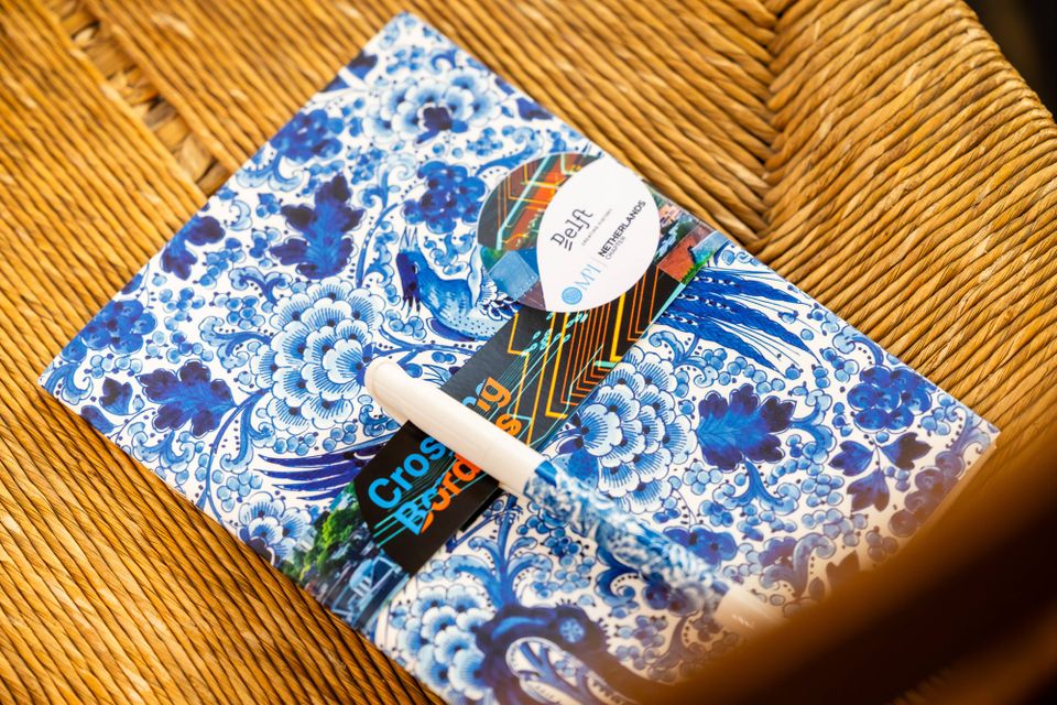 Delfts blauw notitieboekje