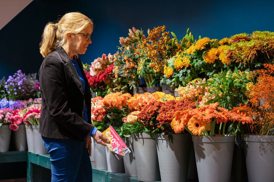 Cadeaubon in bloemenwinkel Geldrop
