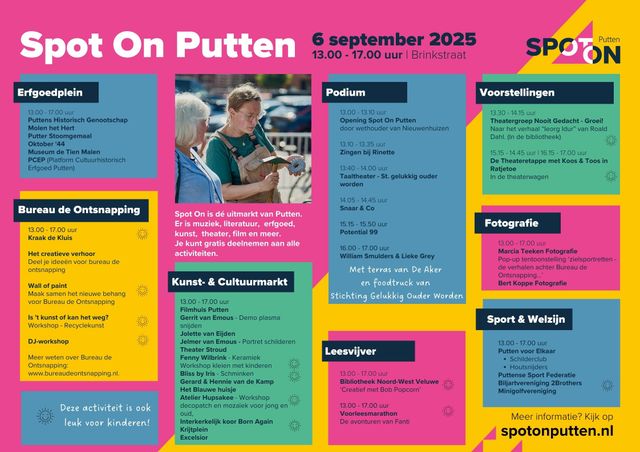 Programma Spot On Putten 2025