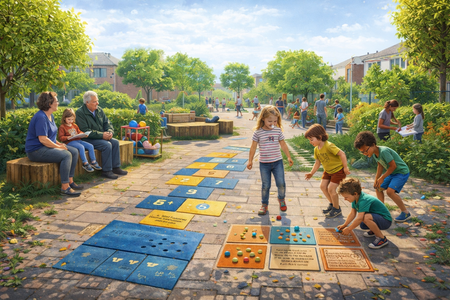 Samen Straatspel & Verhalenpad Jaap ter Haarstraat