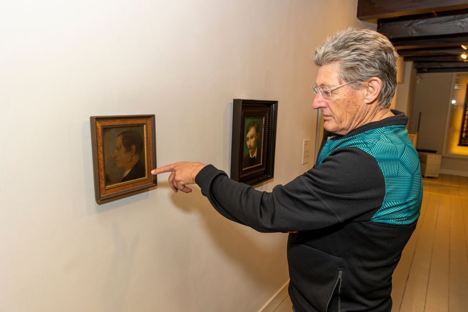 Jillert Anema in Museum Heerenveen.