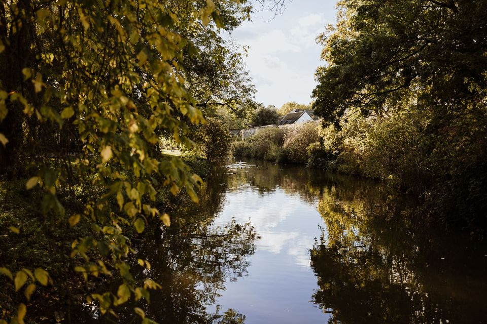 Maastricht city park autumn
