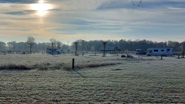 Winterkamperen bij De Gerrithoeve in Oisterwijk