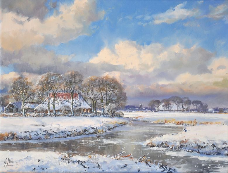 olieverf op doek 30x40cm