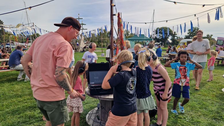 Silent Disco met DJ Mats op Smûk Festival Workum