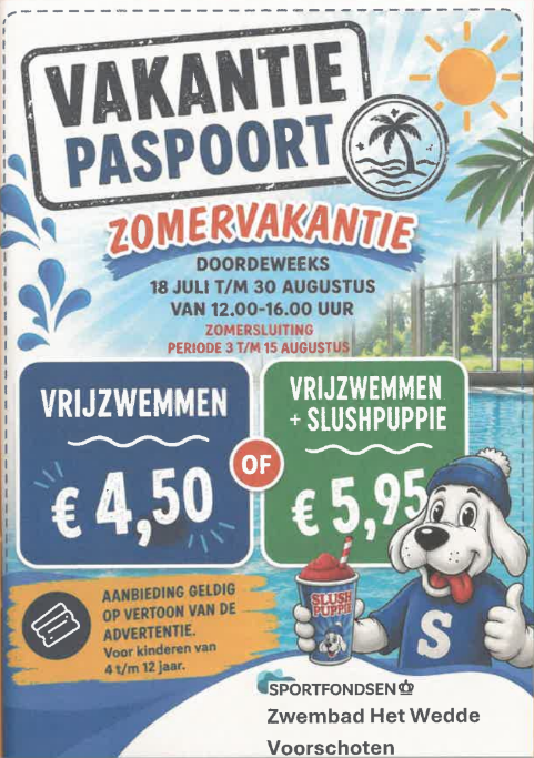 Zwembad het Wedde advertentie