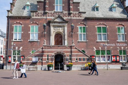 Das Purmerends Museum auf dem Kaasmarkt im Zentrum von Purmerend in der Provinz Nordholland.