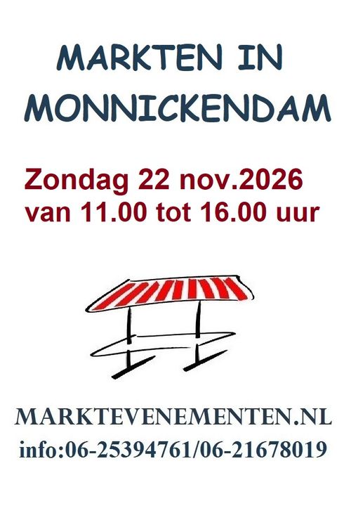 Poster pietenmarkt Monnickendam