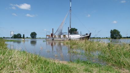 Vissersboot 't Visje op het water