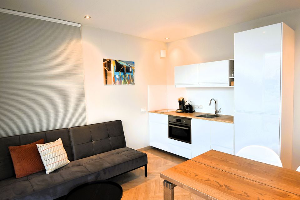 Maastricht Marina boothuisje interieur