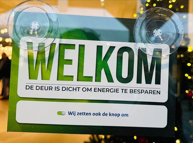 Welkom bordje energie