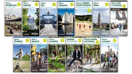Op de foto ziet u een overzicht van alle folders van RBT Heuvelrug en Vallei