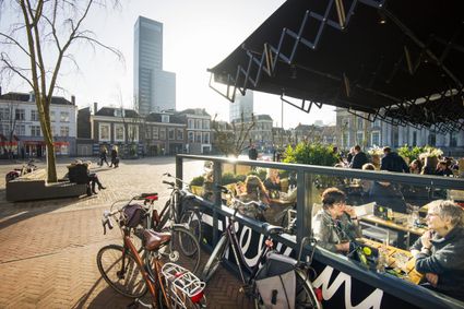 de markt in Leeuwarden