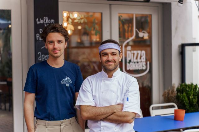 Foto van de eigenaren Justus en Vincenzo