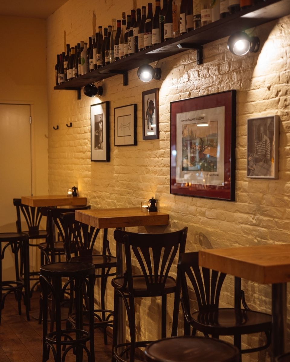 Interieur restaurant Bar Berta