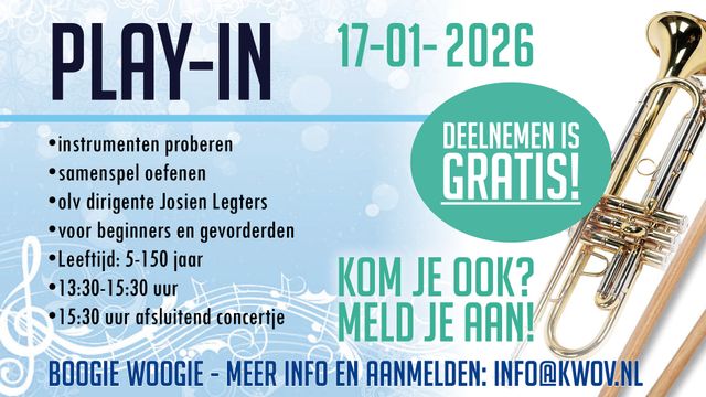 Concert | Play-In van de KWOV