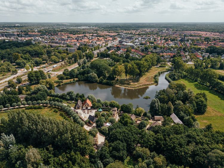 Drone beeld Genneper Parken