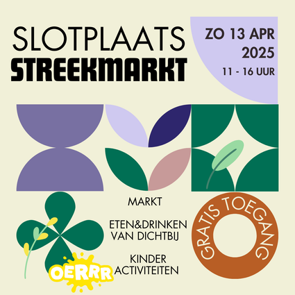 Slotplaats Streekmarkt 13 april 2025