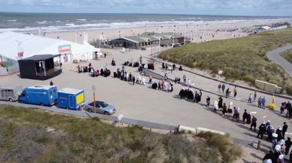 Afbeelding van het klederdracht festival Katwijk aan Zee