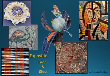 Mosaic Guild exhibition theme ‘Growth and flowering’ Beek en Donk
