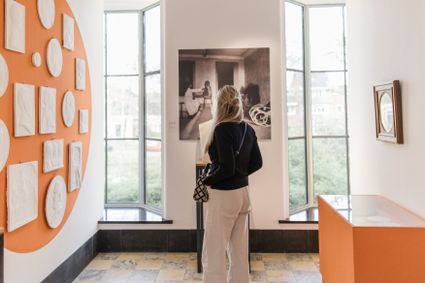 Bezoekers in het Pier Pander Museum