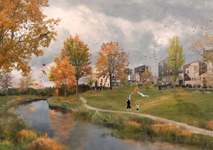 Nieuw stadsdeel Zuiderhage in Lelystad