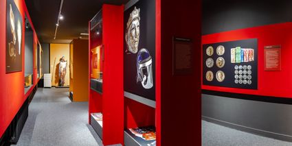 Foto van expositieruimte inMuseum Tweestromenland