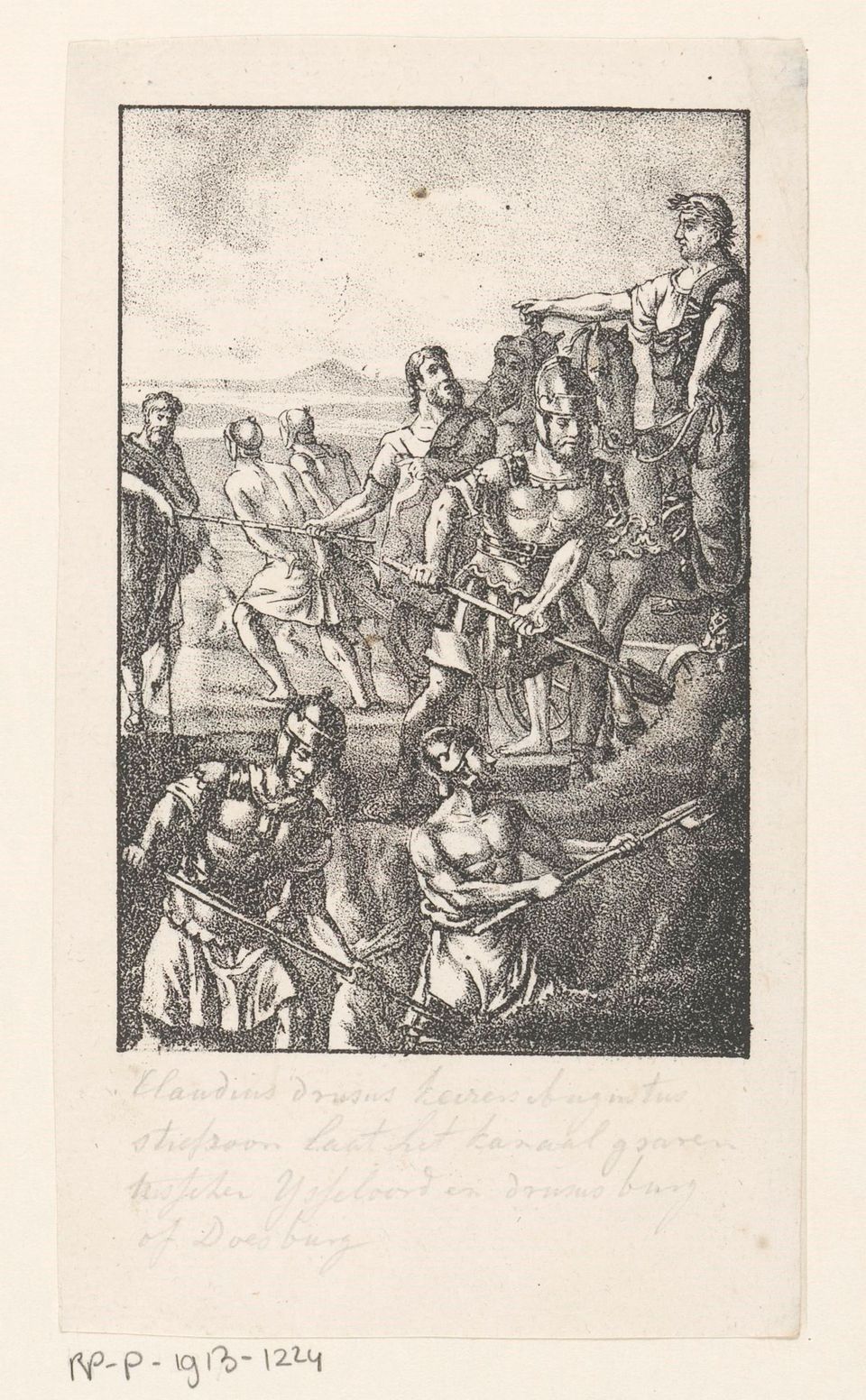 De Romeinse generaal Nero Claudius Drusus geeft opdracht tot het graven van een kanaal.