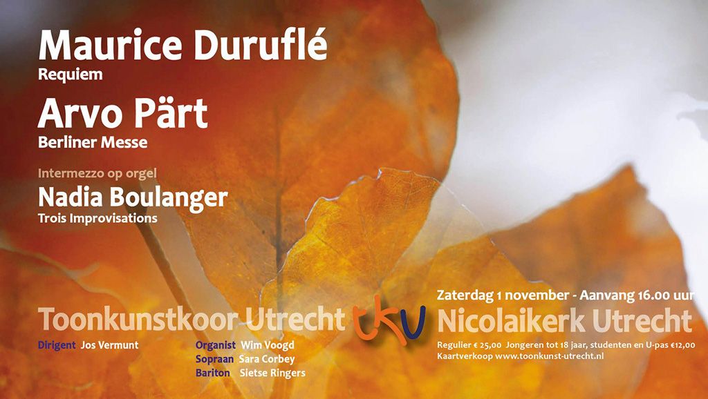 Requiem van Duruflé en Berliner Messe van Pärt