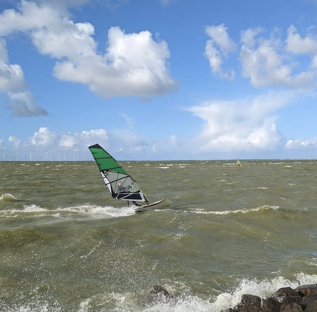Windsurfen bij makkum