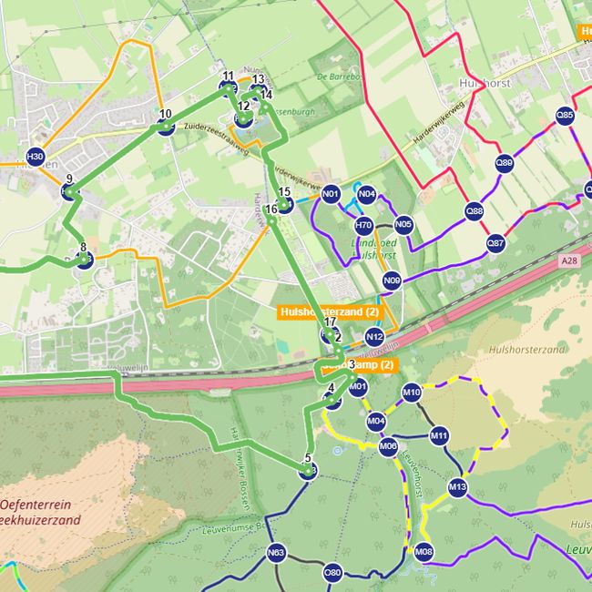 Groene route Hulshorst-Hierden