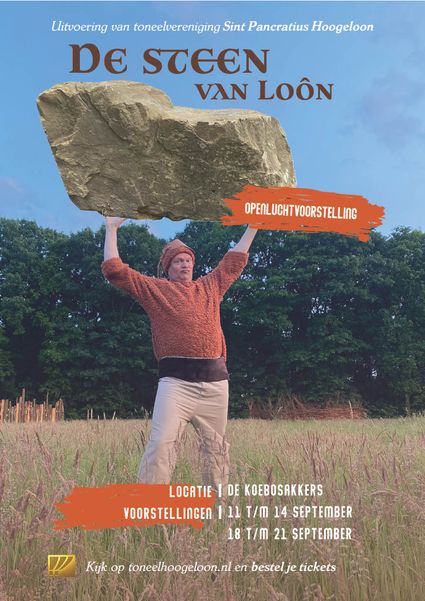 Openluchtvoorstelling over het hart van Hoogeloon