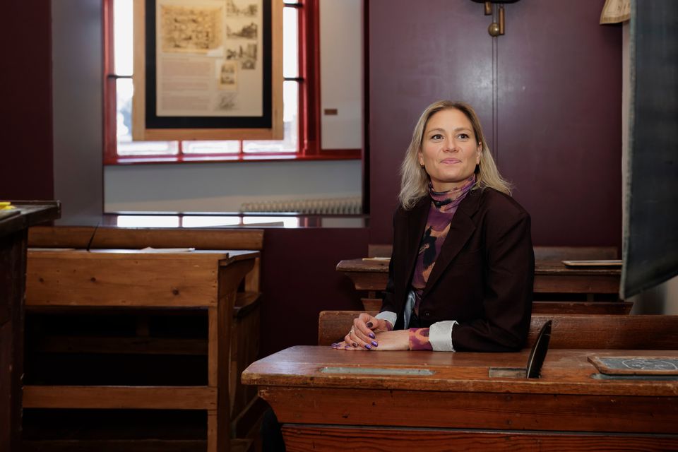 Roxane Knetemann in Museum Opsterlân.