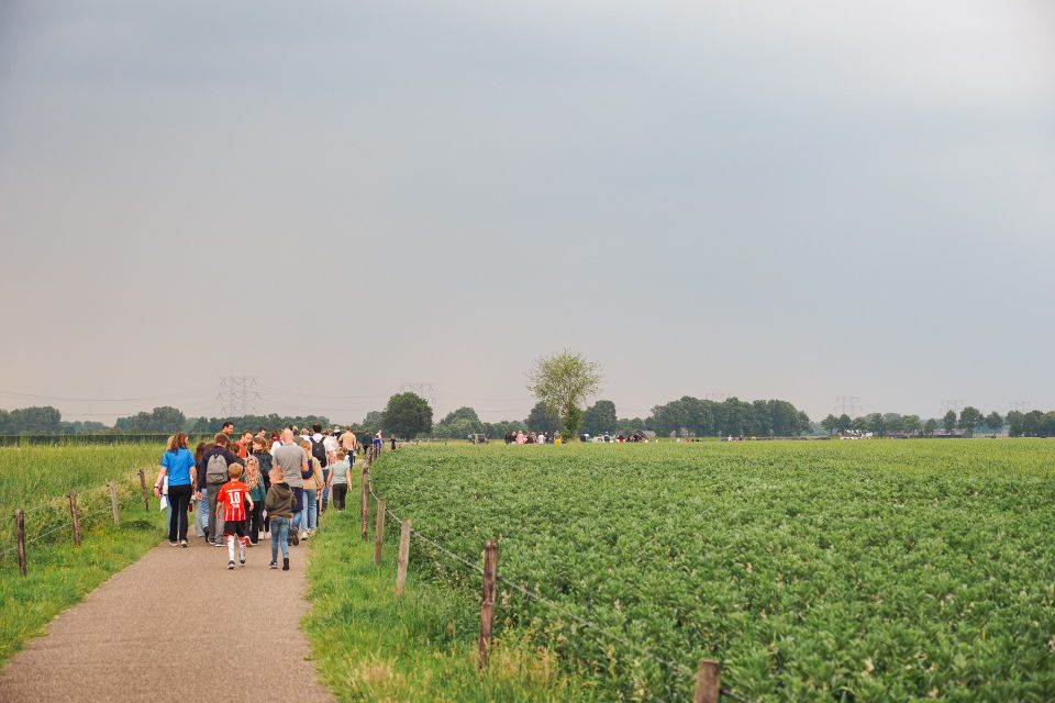 wandelaars tijdens de avondvierdaagse