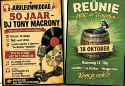 Dj Tony Macroni treed op in Hoogeloon