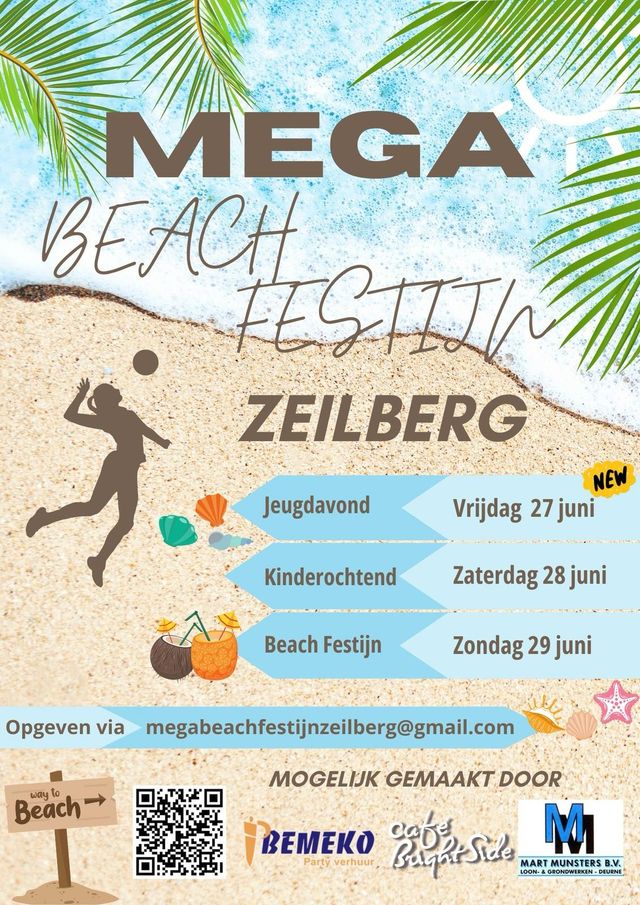 Affiche weekend Mega Beach Festijn 2025