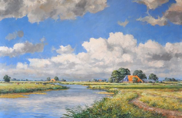 olieverf op doek 100x150cm