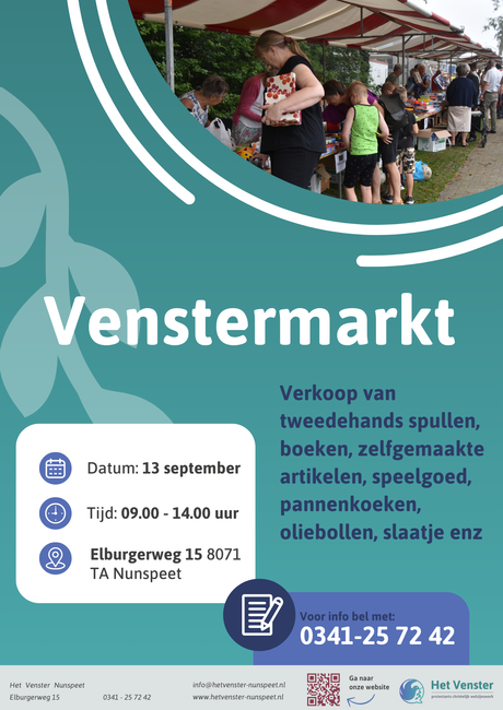 Venstermarkt A4