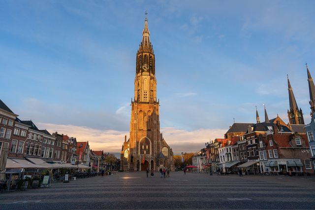 De Nieuwe Kerk in het centrum van Delft