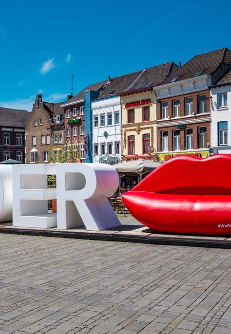 Roermond centrum grote letters