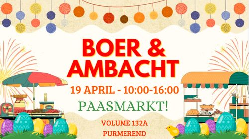 De poster van de Boer & Ambacht markt