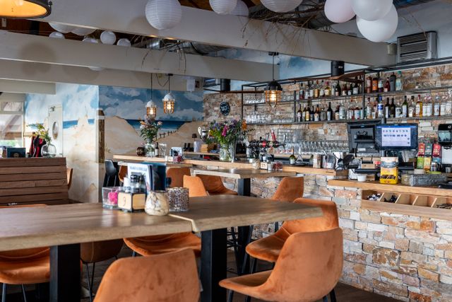 Het interieur van Paviljoen SALT in Terherne.