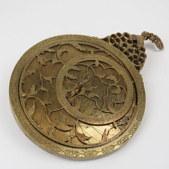 Perzisch astrolabium, 1740-1760. Collectie Rijksmuseum Boerhaave Leiden.