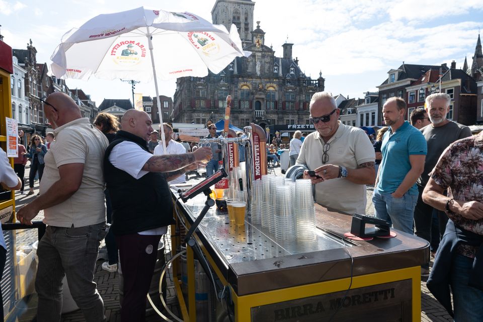 Kraam op de markt Delft Jazz