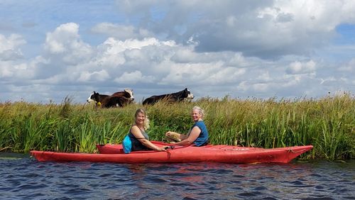 Kanoen over de Hunze langs de Blaarkoppen
